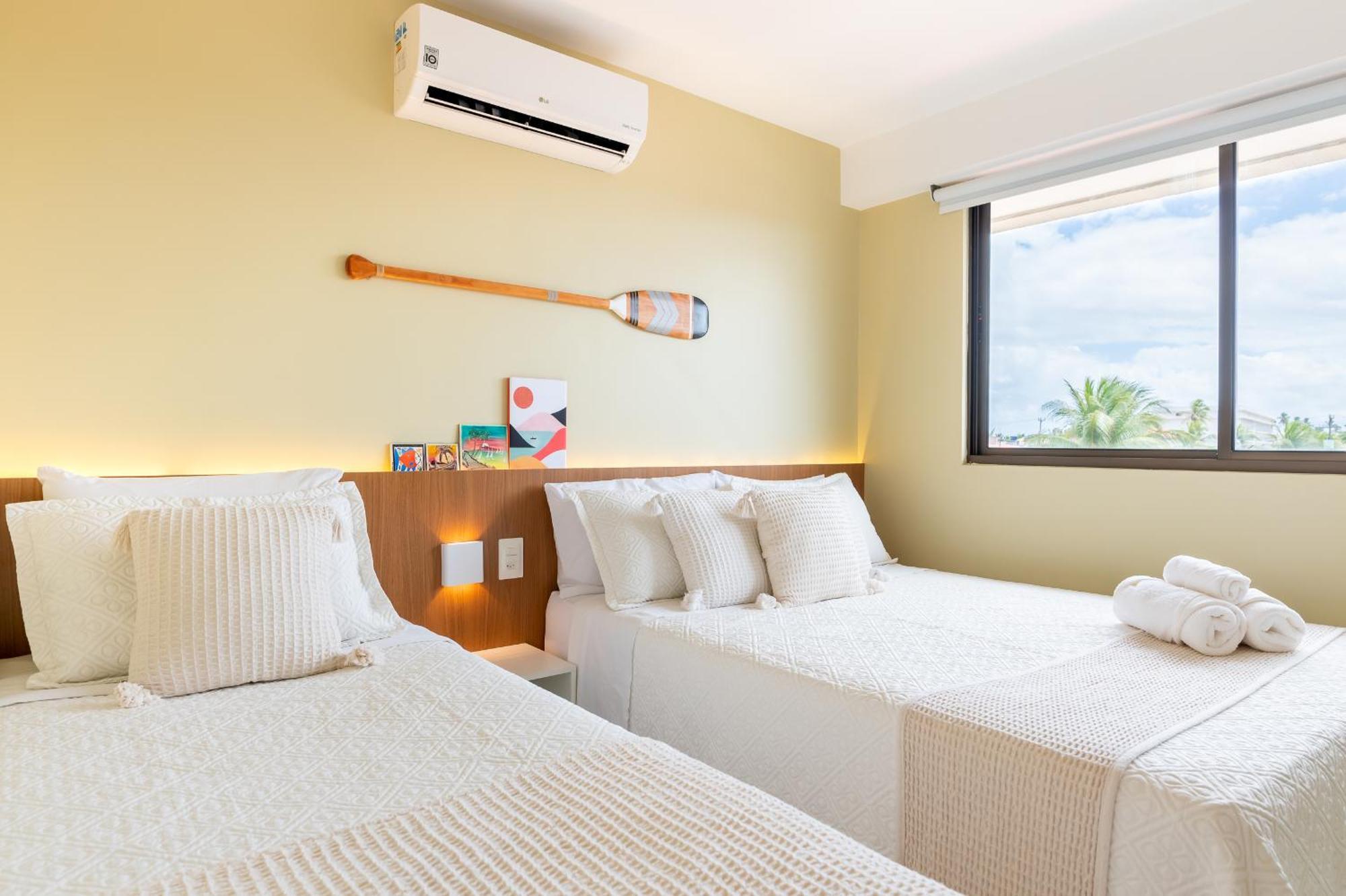 Cupe Beach Living Resort Beira Mar Porto De Galinhas Flat Luxo Sofisticado 3Qts Exterior photo